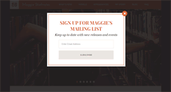 Desktop Screenshot of maggiestiefvater.com